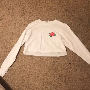Rue 21 “Feminist and Proud” cropped long sleeve